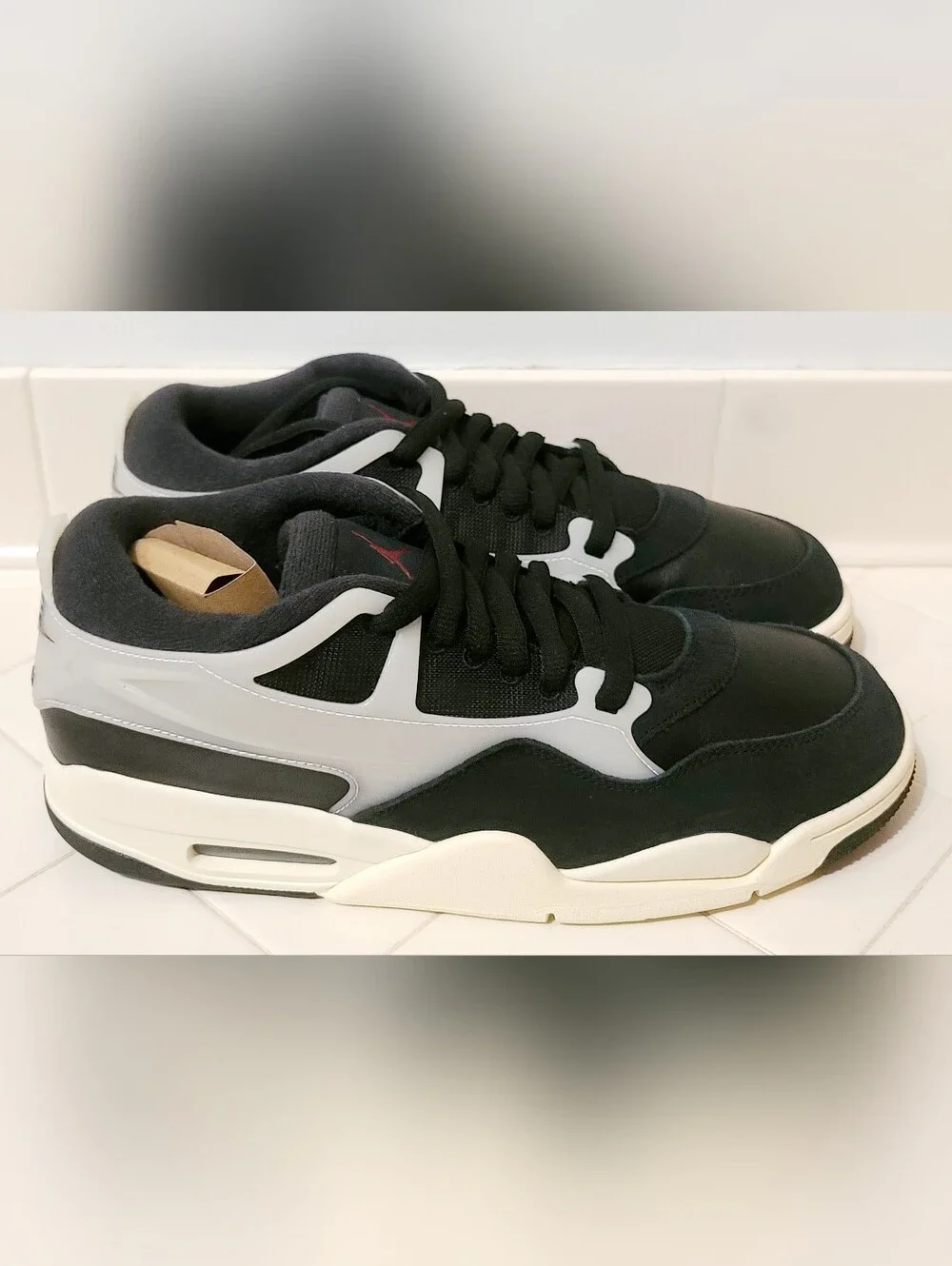 Air Jordan 4 RM Black Sail Men's Size 11.5